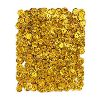 DP Craft CEKINY Holograficzne 9 MM, 15 G - Złote ciemne DPCE-071