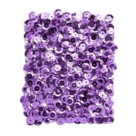 DP Craft CEKINY METALIZOWANE 9 MM, 15 G - FIOLETOWE JASNE DPCE-068