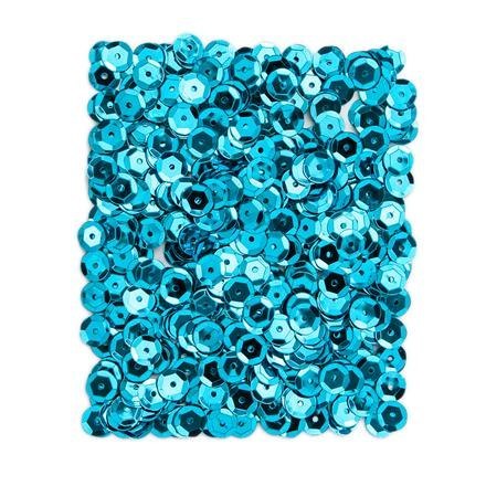 DP Craft CEKINY METALIZOWANE 9 MM, 15 G - TURKUSOWE DPCE-067