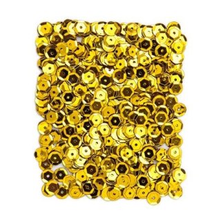 DP Craft CEKINY METALIZOWANE 9 MM, 15 G - ZŁOTE CIEMNE DPCE-057