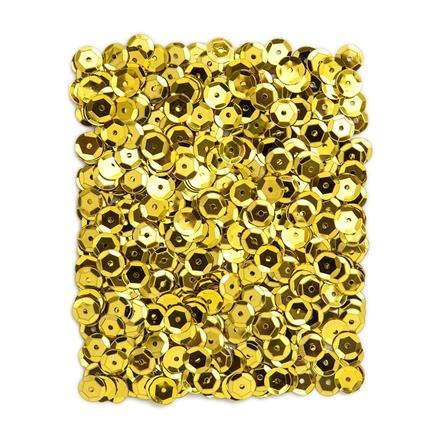 DP Craft CEKINY Metalizowane 9 MM, 15 G - złote DPCE-069