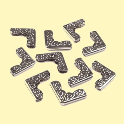 Narożniki ornamentowe 16x16mm - 4szt