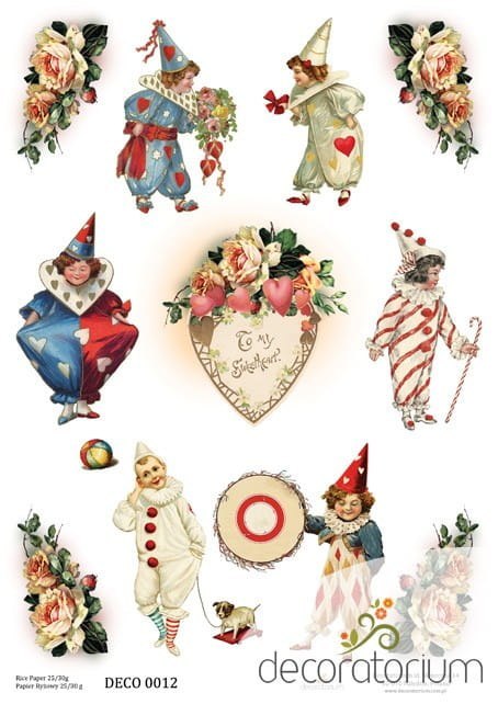 Papier ryżowy Decoratorium A4 DECO0012