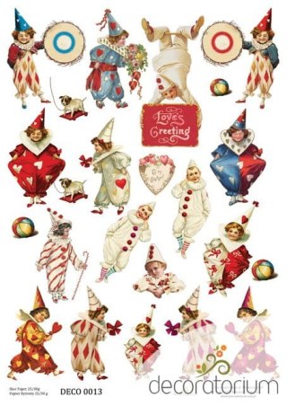 Papier ryżowy Decoratorium A4 DECO0013