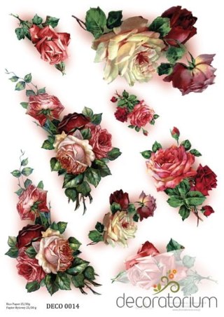 Papier ryżowy Decoratorium A4 DECO0014