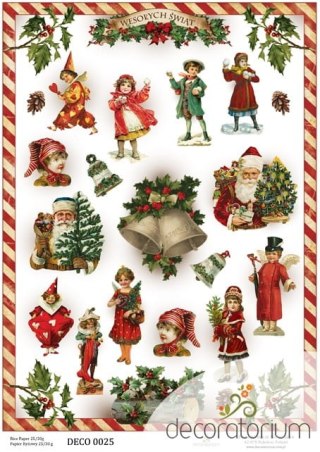 Papier ryżowy Decoratorium A4 DECO0025