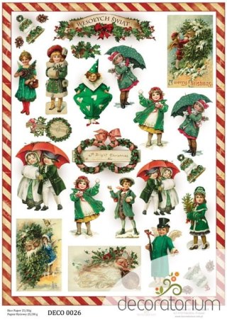 Papier ryżowy Decoratorium A4 DECO0026