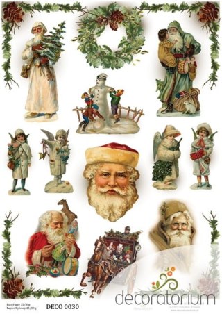 Papier ryżowy Decoratorium A4 DECO0030