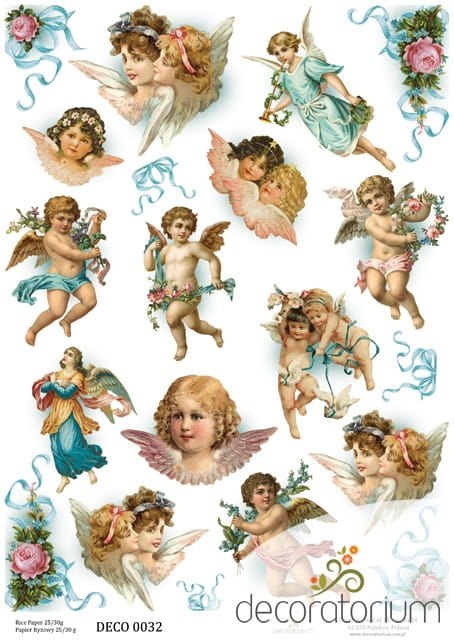 Papier ryżowy Decoratorium A4 DECO0032