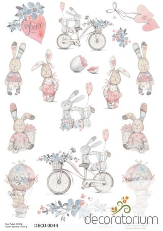 Papier ryżowy Decoratorium A4 DECO0044