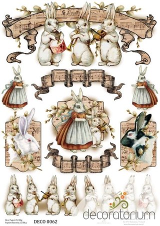 Papier ryżowy Decoratorium A4 DECO0062