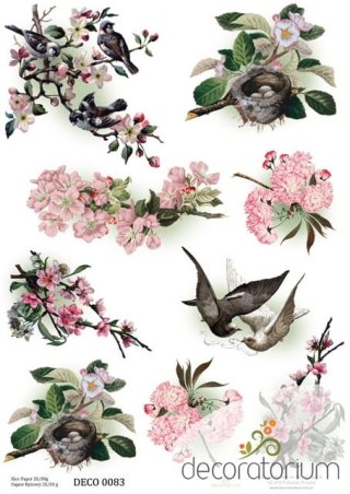 Papier ryżowy Decoratorium A4 DECO0083