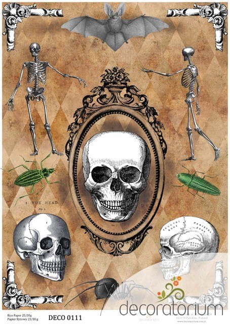 Papier ryżowy Decoratorium A4 DECO0111 Papier ryżowy Decoratorium A4 DECO0111