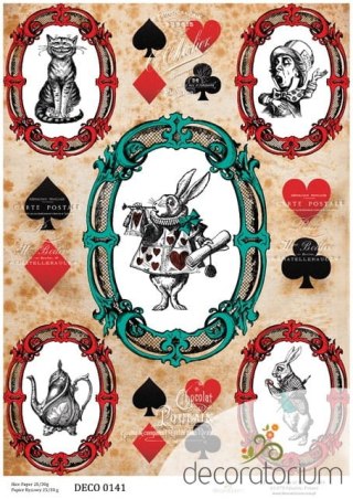 Papier ryżowy Decoratorium A4 DECO0141