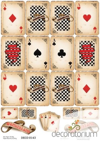 Papier ryżowy Decoratorium A4 DECO0143