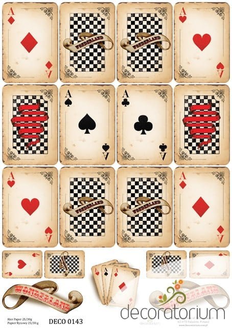 Papier ryżowy Decoratorium A4 DECO0143 Papier ryżowy Decoratorium A4 DECO0143