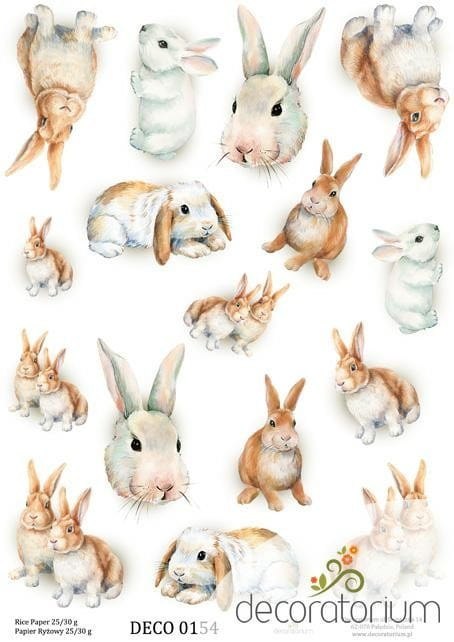 Papier ryżowy Decoratorium A4 DECO0154 Papier ryżowy Decoratorium A4 DECO0154