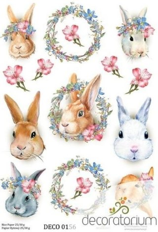 Papier ryżowy Decoratorium A4 DECO0156