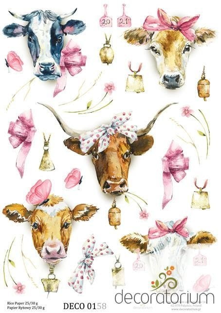 Papier ryżowy Decoratorium A4 DECO0158 Papier ryżowy Decoratorium A4 DECO0158