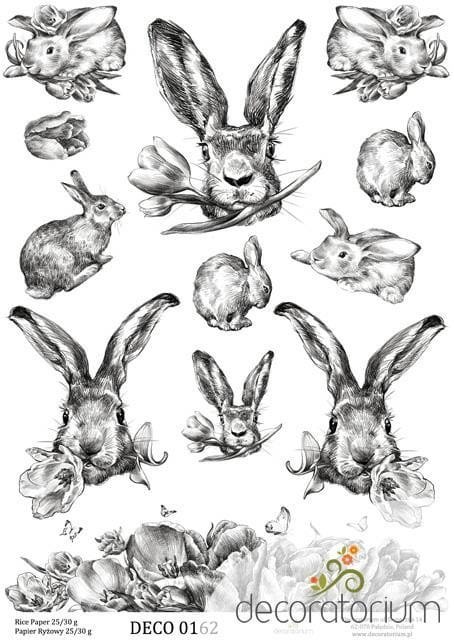 Papier ryżowy Decoratorium A4 DECO0162 Papier ryżowy Decoratorium A4 DECO0162