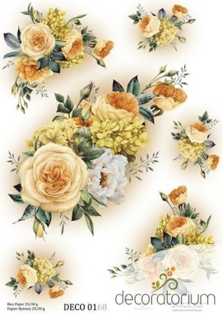 Papier ryżowy Decoratorium A4 DECO0168