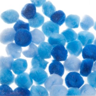 Pompony 2cm chabrowe 45szt