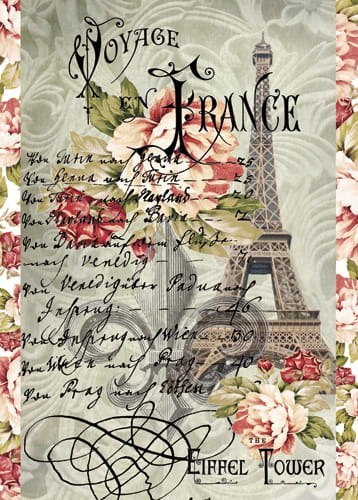 Stamperia Papier ryżowy A4 DFSA4026