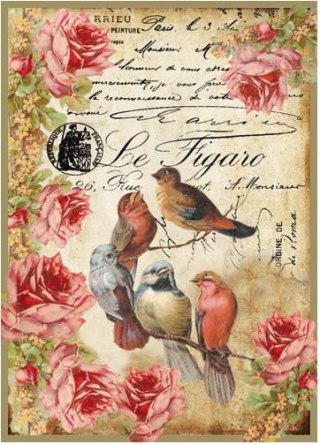 Stamperia Papier ryżowy A4 DFSA4034