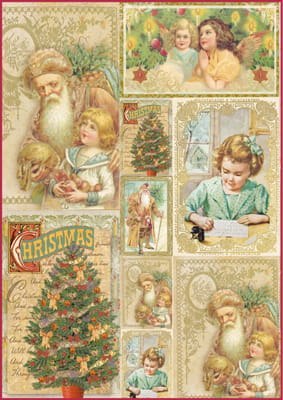 Stamperia Papier ryżowy A4 DFSA4064