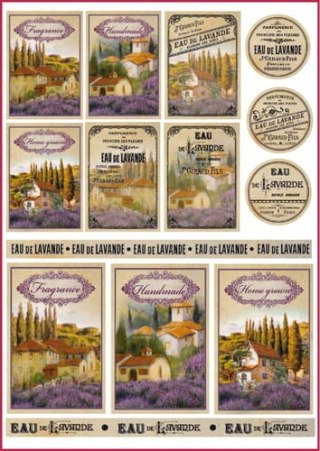 Stamperia Papier ryżowy A4 DFSA4090