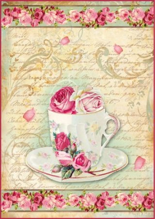 Stamperia Papier ryżowy A4 DFSA4109