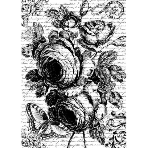 Stamperia Papier ryżowy A4 DFSA4167