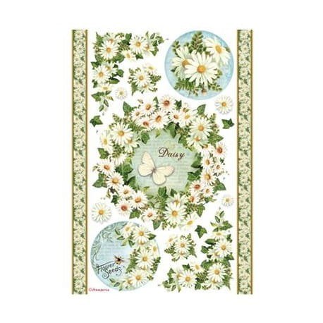Stamperia Papier ryżowy A4 DFSA4176