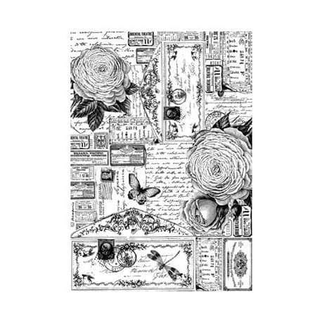 Stamperia Papier ryżowy A4 DFSA4184