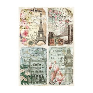 Stamperia Papier ryżowy A4 DFSA4225