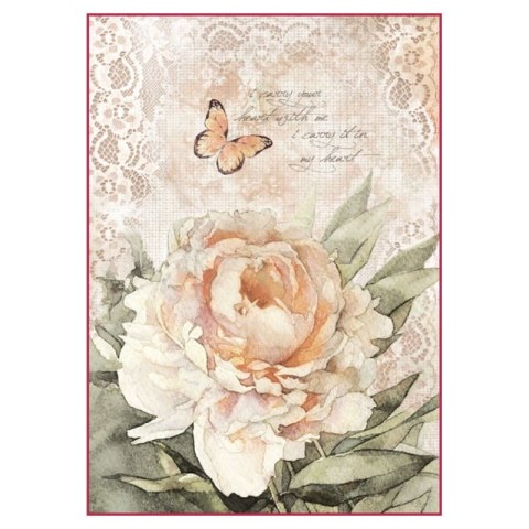 Stamperia Papier ryżowy A4 DFSA4278