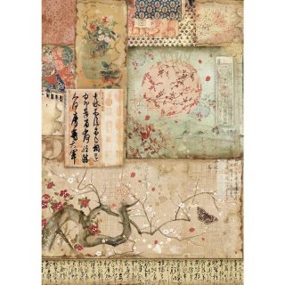 Stamperia Papier ryżowy A4 DFSA4394