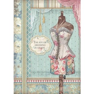 Stamperia Papier ryżowy A4 DFSA4398