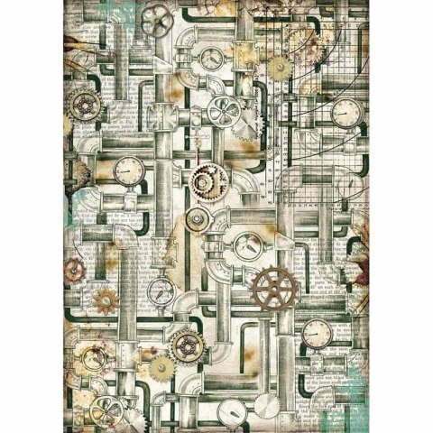 Stamperia Papier ryżowy A4 DFSA4436