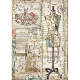 Stamperia Papier ryżowy A4 DFSA4442
