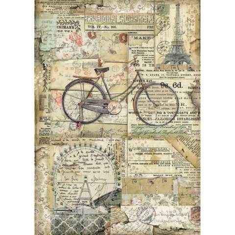 Stamperia Papier ryżowy A4 DFSA4458