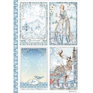 Stamperia Papier ryżowy A4 DFSA4490