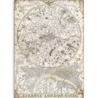 Stamperia Papier ryżowy A4 DFSA4522