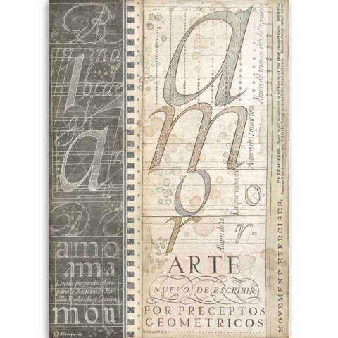 Stamperia Papier ryżowy A4 DFSA4525