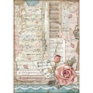 Stamperia Papier ryżowy A4 DFSA4539