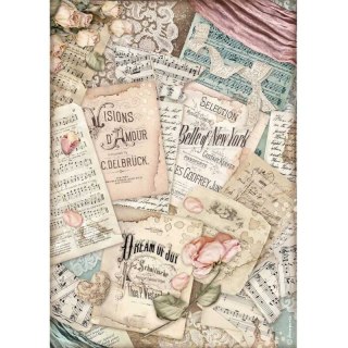 Stamperia Papier ryżowy A4 DFSA4541