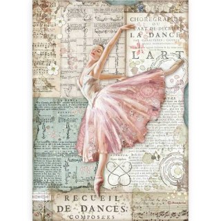 Stamperia Papier ryżowy A4 DFSA4543