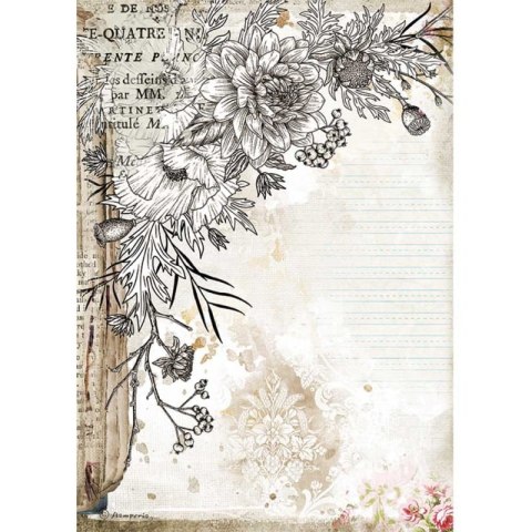Stamperia Papier ryżowy A4 DFSA4553