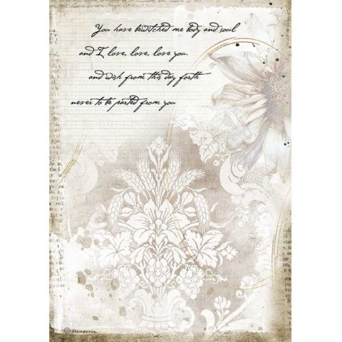 Stamperia Papier ryżowy A4 DFSA4554