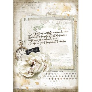 Stamperia Papier ryżowy A4 DFSA4557